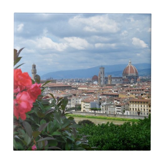 Stad Florence, Italië Tegeltje (Voorkant)