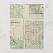 Stad Fowler, Benton Co. Briefkaart (Voorkant)