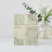 Stad Fowler, Benton Co. Briefkaart (Staand voorkant)