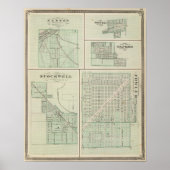 Stad Fowler, Benton Co. Poster (Voorkant)