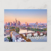 Stad Frankfurt, Duitsland Briefkaart (Voorkant)
