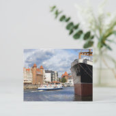 Stad Gdansk in Polen Briefkaart (Staand voorkant)