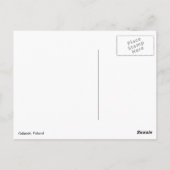 Stad Gdansk in Polen Briefkaart (Achterkant)