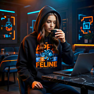 Stad Geboren Schaduwkat Liefhebber Cadeau voor Ste Hoodie