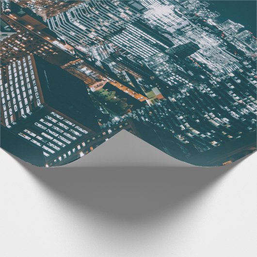 STAD GEBOUWD OP TOP-UITZICHT CADEAUPAPIER (Hoek)