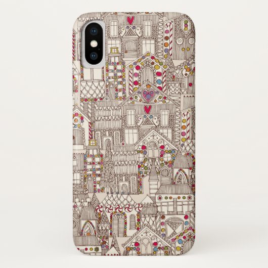 stad gingerbrood Case-Mate iPhone case (Achterkant)