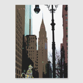 Stad Glanzende Kat NYC Artistieke Magneet