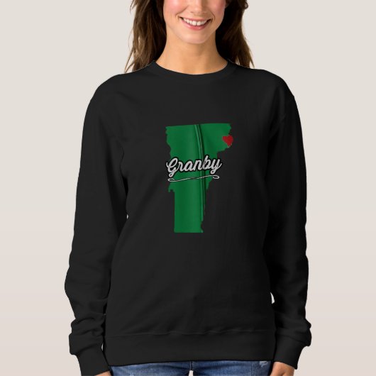 Stad Granby Vermont Cute Merch Graphic Zip Trui (Voorkant)