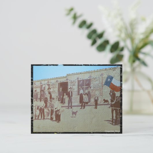 Stad Grapevine Briefkaart (Staand voorkant)