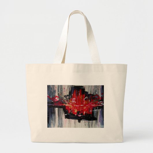 stad grote tote bag (Voorkant)