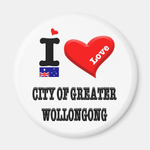 STAD GROTERE WOLLONGONG - I Love Magneet
