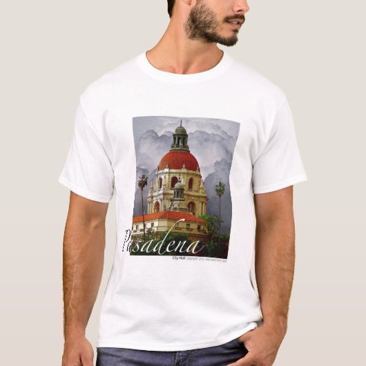Stad Hall Pasadena  T-shirt (Voorkant)