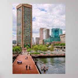 Stad - Harbor Place - Baltimore World Trade Center Poster