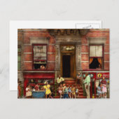 Stad - Harlem NY - Stoop life 1935 Briefkaart (Voorkant / Achterkant)