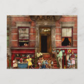 Stad - Harlem NY - Stoop life 1935 Briefkaart (Voorkant)