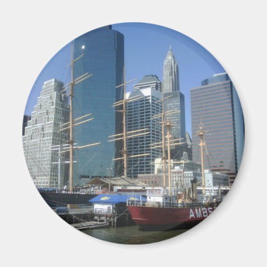 Stad Havenboten Magneet (Voorkant)