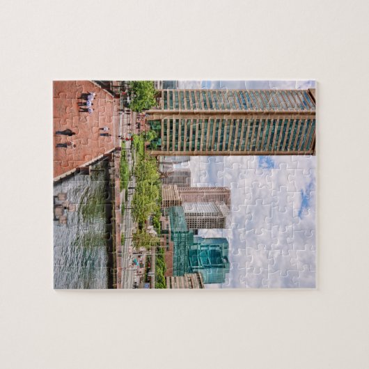 Stad - havenplaats - Baltimore World Trade Center Legpuzzel (Horizontaal)