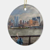 Stad - Hoboken, NJ - Vist - Het goede leven Keramisch Ornament (Links)