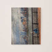 Stad - Hoboken, NJ - Vist - Het goede leven Legpuzzel (Verticaal)