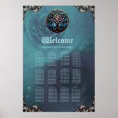 Stad in de schaduw van de luxueuze boom des levens poster (Voorkant)