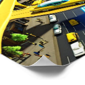 Stad in de toekomst poster (Hoek)