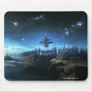 Stad in de wolken - Mousepad Muismat