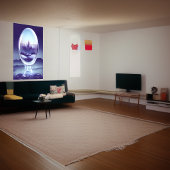 Stad in een glazen bubbel | AI Art Poster