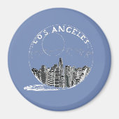 Stad in een glazen kom. Los Angeles Magneet (Voorkant)