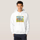 Stad in het najaar hoodie (Voorkant volledig)