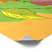 Stad in het najaar poster (Hoek)