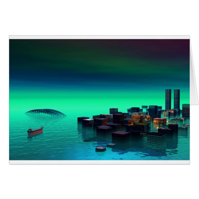 Stad in het water (Voorkant Horizontaal)