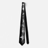 Stad in nachtverlichting stropdas (Voorkant)