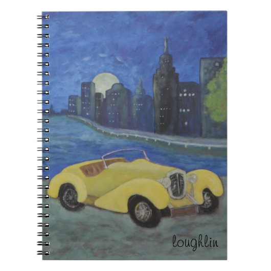 Stad in Night Notitieboek (Voorkant)