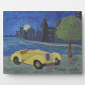 Stad in Night Plaque Fotoplaat (Voorkant)