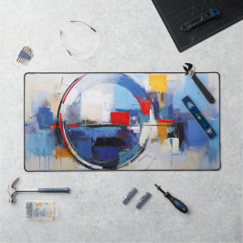 Stad in pasteltinten bureaumat