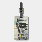 Stad in Regen Bagagelabel (Voorkant verticaal)