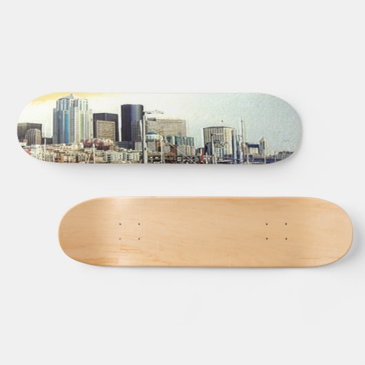 Stad in Seattle Skateboard (Horizontaal)