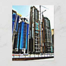 Stad in uitvoering nr. 4 briefkaart