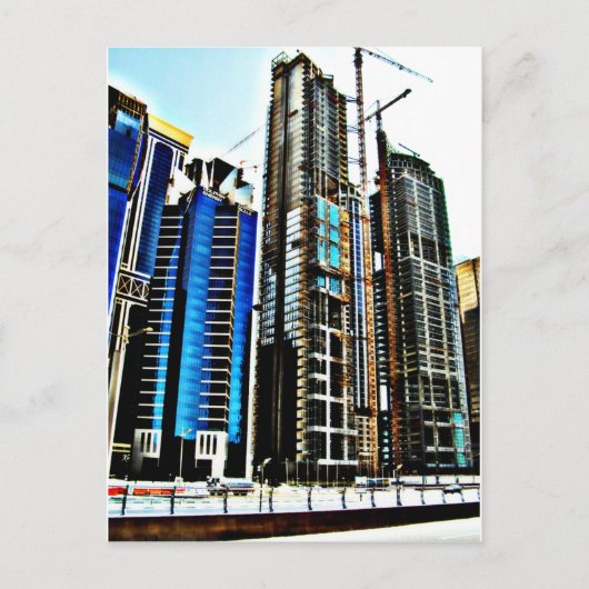 Stad in uitvoering nr. 4 briefkaart (Voorkant)