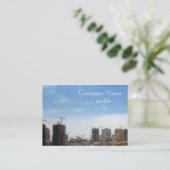 Stad in uitvoering visitekaartje (Staand voorkant)