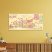 Stad Ironton met Proctorsville Canvas Afdruk (Insitu (Woonkamer))