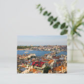 Stad Istanbul in Turkije Briefkaart (Staand voorkant)