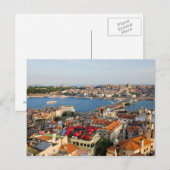 Stad Istanbul in Turkije Briefkaart (Voorkant / Achterkant)