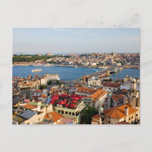 Stad Istanbul in Turkije Briefkaart (Voorkant)