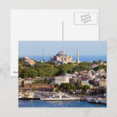 Stad Istanbul in Turkije Briefkaart (Voorkant / Achterkant)