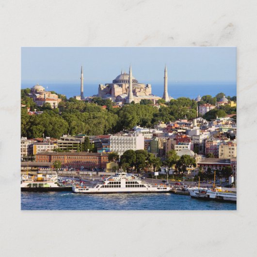 Stad Istanbul in Turkije Briefkaart (Voorkant)