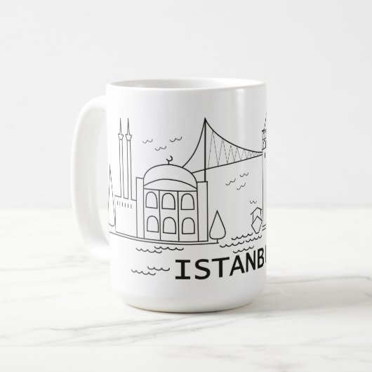 stad Istanbul Koffiemok (Voorkant links)