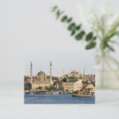 Stad Istanbul Skyline Briefkaart (Staand voorkant)