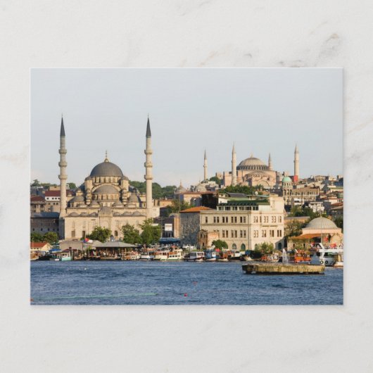 Stad Istanbul Skyline Briefkaart (Voorkant)