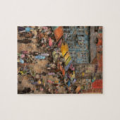 Stad - Joodse markt aan de East Side 1890 Legpuzzel (Horizontaal)